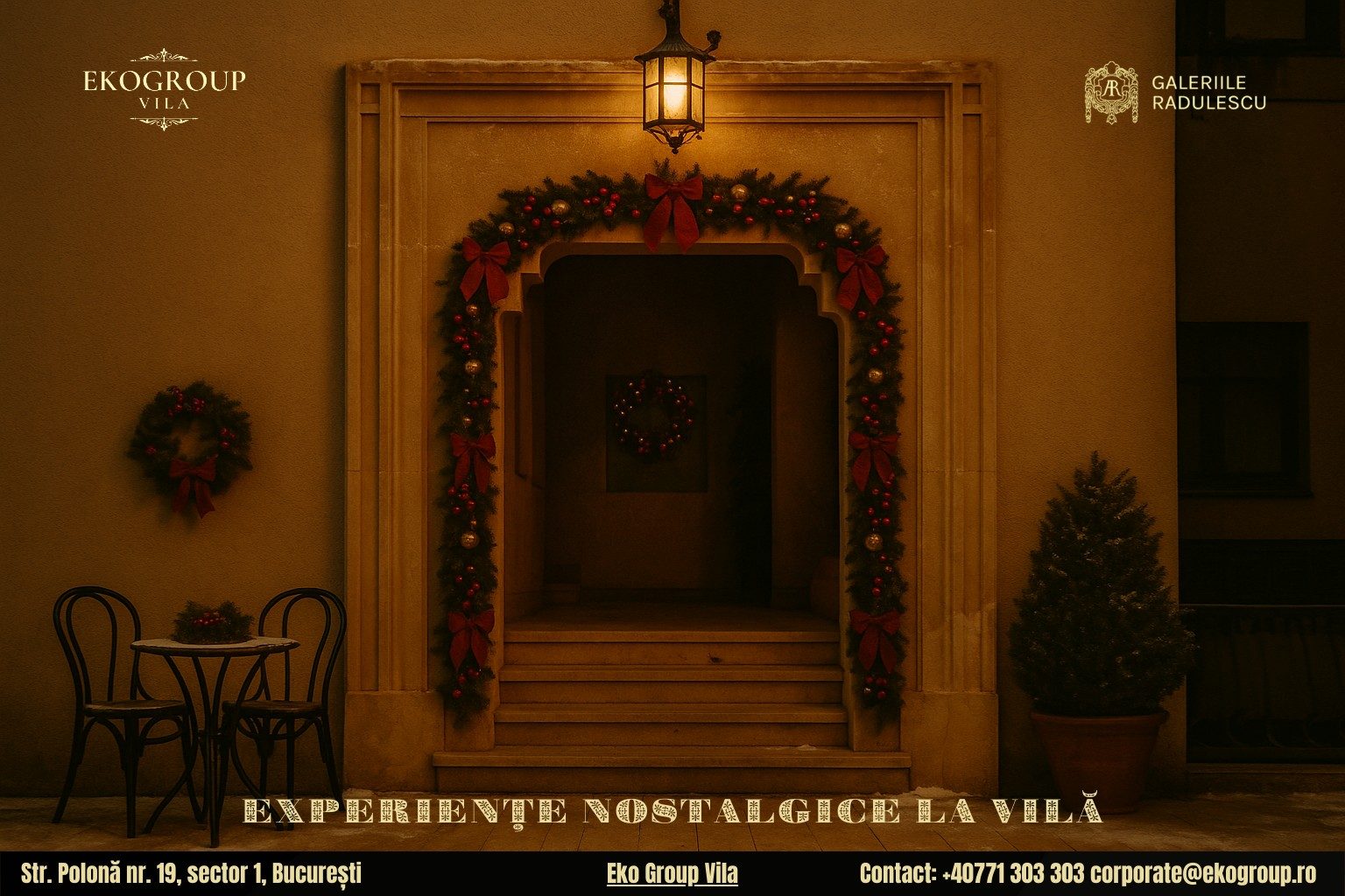 Activități de Crăciun cu parfum interbelic la Eko Group Vila: o experiență magică în atmosfera anilor ’30 5 Activități de Crăciun cu parfum interbelic la Eko Group Vila: o experiență magică în atmosfera anilor ’30