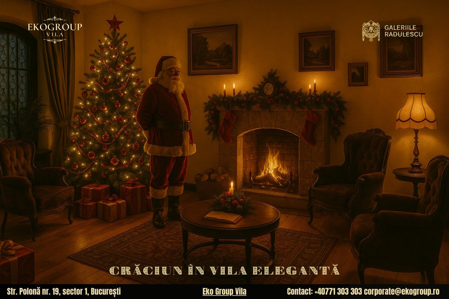 Legenda lui Moș Crăciun și farmecul Crăciunului anilor ’30 la Eko Group Vila 7 Legenda lui Moș Crăciun și farmecul Crăciunului anilor ’30 la Eko Group Vila